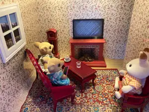 TV for the dollhouse and Tablet for the dolls.