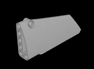 Lego Compatible (64392.dat) Technic Panel Fairing Smooth #17 (Wide Long)