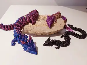 Articulated CRYSTAL Dragon