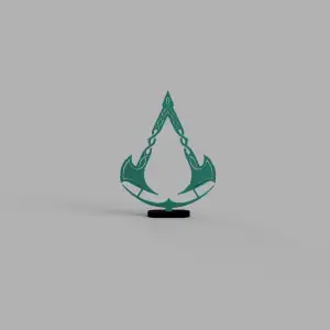 Assassin's Creed Valhalla Logo with Stand