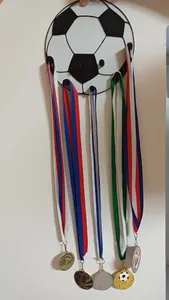 Věšák na medaile . Medal hanger . Fotbalový míč . Fooball .