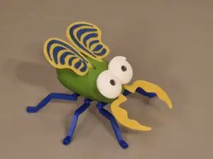 Build your own funny bug toy - use some clay to it