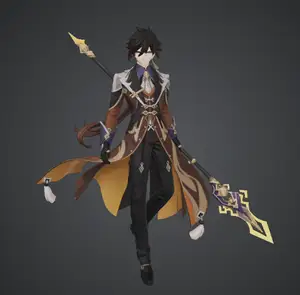 Morax Zhongli Genshin impact Statue