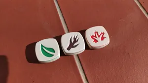 Abstract strategy game: Leaves