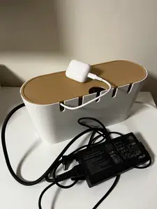 Power bar wire organizer cable management box