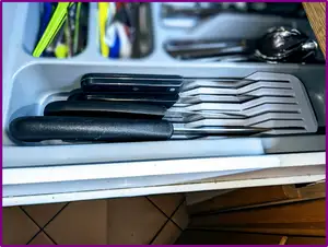 Easy Knife Holder For Cutlery Compartment