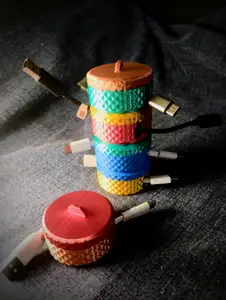 Stackable mod for Charger Cable Organizer 2nd edition