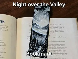 Night over the Valley - Bookmark
