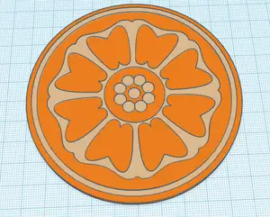 Uncle Iroh/ White Lotus/ Jasmine Dragon coasters set from Avatar The Last Air Bender