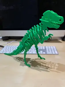 T Rex dinosaur skeleton model