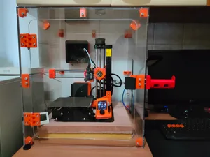 The Ultimate Prusa Mini/Bambulab A1 mini Enclosure v3.0