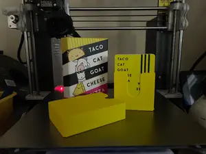 Taco Cat Goat Cheese Pizza card holder