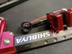 Olympic bow sight Optic Fiber Support