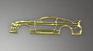 ford mustang shelby gt500 wall art