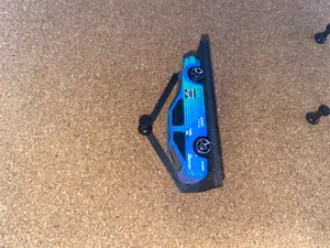 Hot Wheels Cork Board Shelf