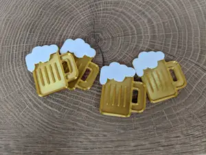 Beer&Code Mini Button Keychain