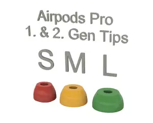 AirPods Pro 1. and 2. Gen Tips sizes S/M/L