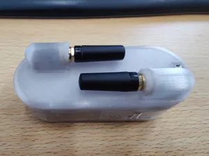 Lilygo T-Embed back cover for two antennas.
