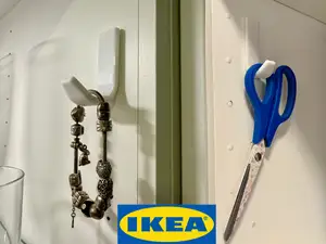 Shelf Hole clip-in Hook (e.g. IKEA METOD, PAX, BILLY, IVAR, BESTA, PLATSA)