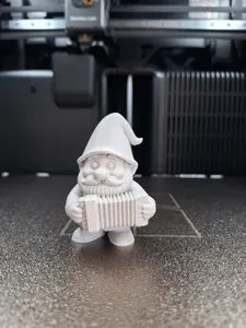 Gnome Musician with Accordion