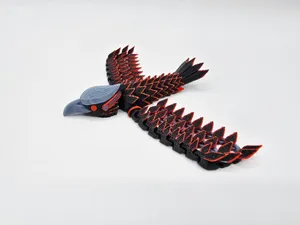 Flexi Cyber Raven Pocket Pets & Keychain Variant