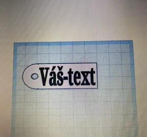 Keychain with your text