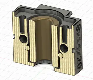 Prusa mk3s Y-Achse Gehäuse für Sinterbronzelager
