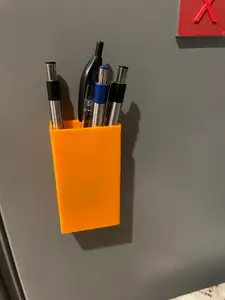 Parametric magnetic model for small tools, pens and pencils on a metallic object