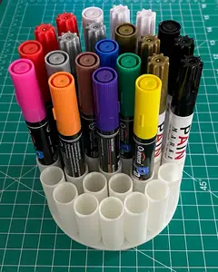 Paint Pen Holder (Round Base)