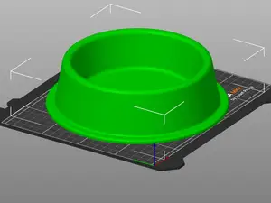 Basic Dog & Cat Bowl - optimized for 3D print