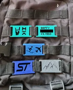 Customizable MOLLE Patch/Name Tag - Text & SVG - OpenSCAD