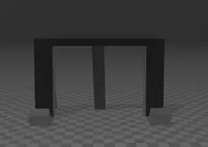 Small table top sign stand