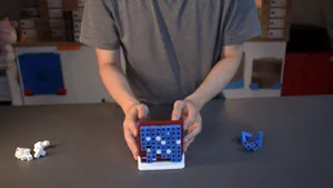 Tetris board game for two players