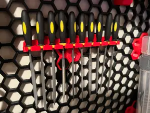 Needle File Holder for Honeycomb Storage Wall