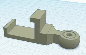 Ender-3 V3 SE Ball Joint Filament Guide Shorter 1-piece print