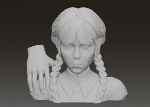 Wednesday Addams Family Bust - MMU3