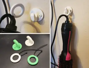 Hanging Hook & Zip-Tie Cord Ring