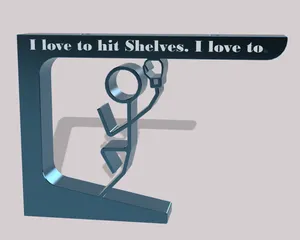 Shelf Punched by Sticky