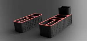 Bathroom Dental Organisers HEX Design and Matching Soap Dish