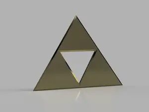 Tri Force–Inspired Jewelry Pendant – Free Editable Fusion File & STL