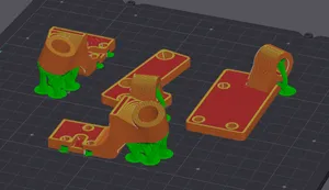 Ender 3 v3 se gantry support without screen and light bar mount