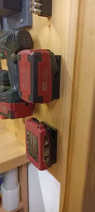 Electric screwdriver/drill battery holder (metabo)