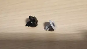 Plastic rivets - fastening clips for car