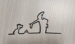 La linea - bad dog! - 2d wall art