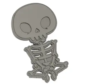 Skeleton keychain