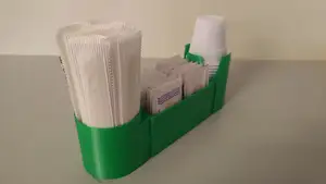 Organizzatore angolo caffè - Bicchierini, Zucchero e Palettine