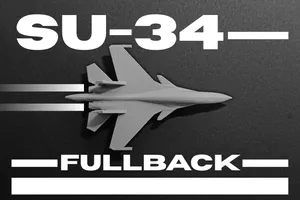 Su-34 Fullback print-in-place micro attack aircraft