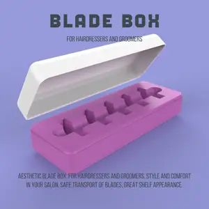 Blade box for hairdressers and groomers