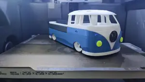 VW T1 Bus Pickup Pen / Desk Organizer USB SD microsd