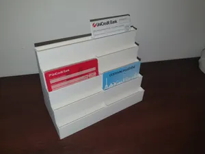 Business card stand 2x5